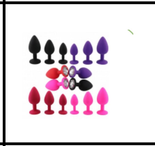 Training anal plugs 3 pc set