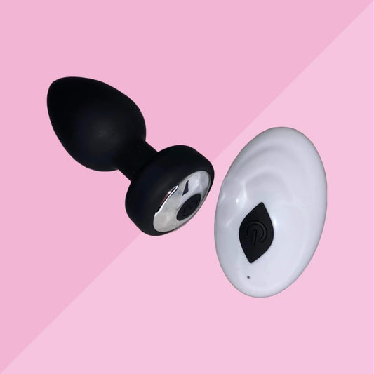 Vibrating Anal Plug with Remote